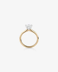 Certified Solitaire Engagement Ring with A 1 1/2 Carat TW Diamond in 18kt White Gold