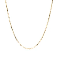 50cm (20") Oval Belcher Chain in 10kt Yellow Gold