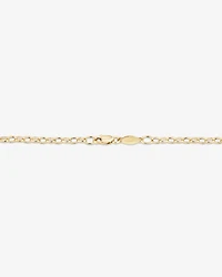 55cm (22") Oval Belcher Chain in 10kt Yellow Gold