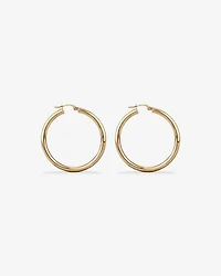 30mm Hoop Earrings in 10kt Yellow Gold