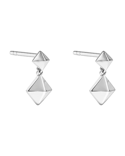 Signature Connect Drop Earrings in Sterling Silver