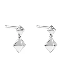Signature Connect Drop Earrings in Sterling Silver