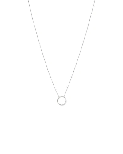 Collier de cercle de diamants TW de 0,40 carat en or blanc 10 carats