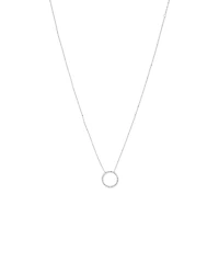Collier de cercle de diamants TW de 0,40 carat en or blanc 10 carats