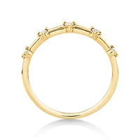 Diamond Studded Ring in 10kt Yellow Gold