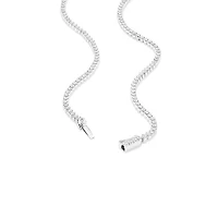 6.00 Carat TW Tennis Necklace set in 18kt White Gold