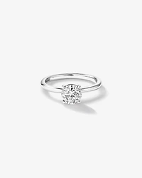 1.00 Carat TW Round Brilliant Diamond Solitaire Engagement Ring in 14kt White and Yellow Gold