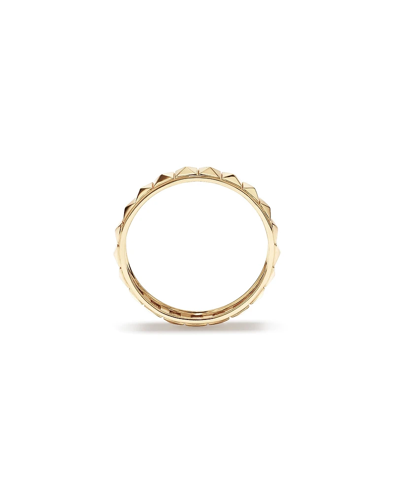 Bague Linéaire Signature Connect en Or Jaune 10 kt
