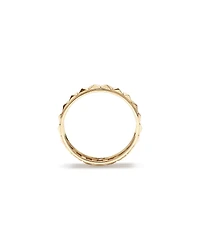 Bague Linéaire Signature Connect en Or Jaune 10 kt