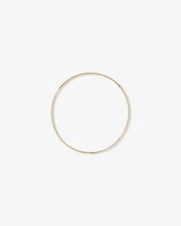 65mm 2.3mm Width Solid Round Bangle in 10kt Yellow Gold