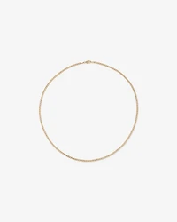 50cm (20") 2.95mm Width Semi Solid Diamond Cut Curb Chain in 10kt Yellow Gold