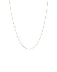 45cm (18") 1mm-1.5mm Width Solid Belcher Chain in 10kt Yellow Gold