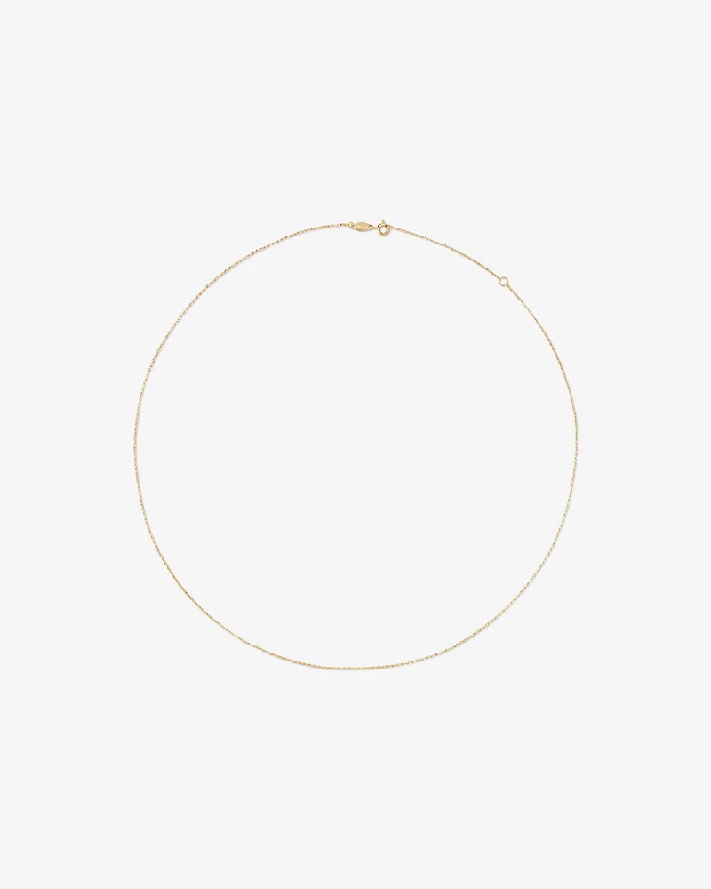 55cm (22") Solid Belcher Chain in 10kt Yellow Gold