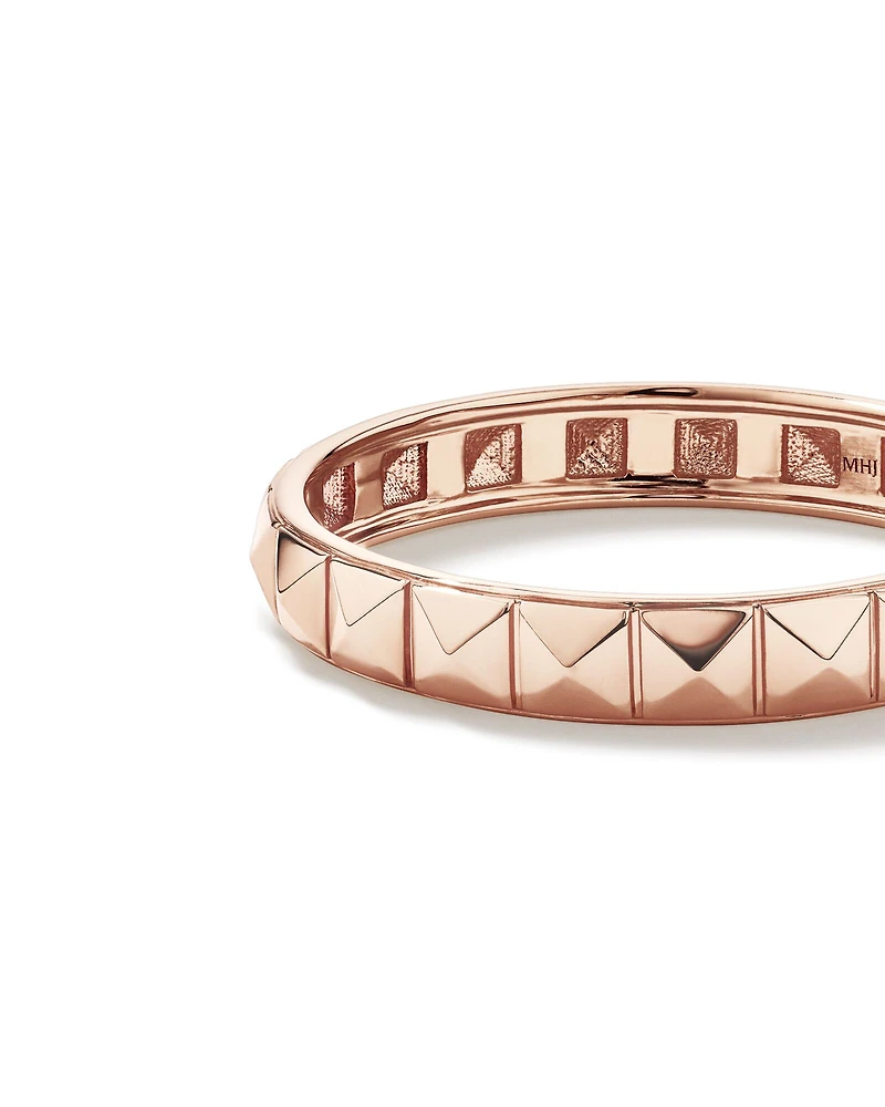 Bague Linéaire Signature Connect en Or Jaune 10 kt