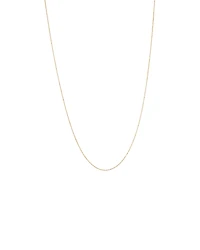 50cm (20") 1mm Width Singapore Chain in 10kt Yellow Gold