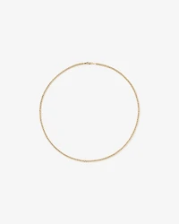 45cm (17") 2.8mm Width Semi Solid Miami Curb Chain in 10kt Yellow Gold