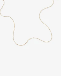 50cm (20") Station Ball and Curb Chain in 10kt Yellow Gold