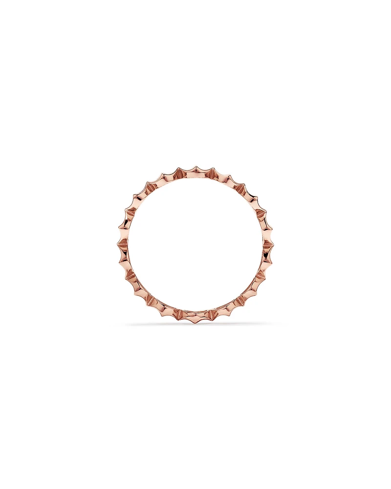 Bague Courbée Signature Connect en Or Rose 10 kt