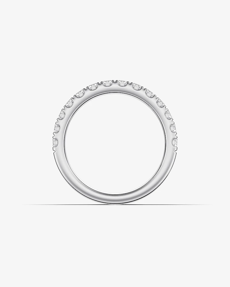 Evermore Wedding Band with 0.75 Carat TW Diamonds in 14kt White Gold