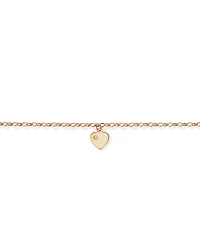 19cm (7.5") 2.5mm-3mm Width Diamond Set Belcher Bracelet in 10kt Yellow Gold