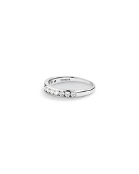 Bague de mariage en or blanc 14 carats avec diamants d'un total de 0,50 carat, sertis en canal, modèle Evermore.