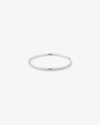 3.7mm Solid Round Bangle in Sterling Silver