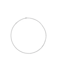 50cm (20") 2.5mm Width Oval Belcher Chain Necklace in Sterling Silver