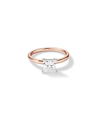 1.25 Carat TW Princess Cut Laboratory-Grown Diamond Solitaire Engagement Ring In 14kt White Gold