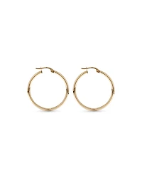 25mm Hoop Earrings in 10kt Rose Gold