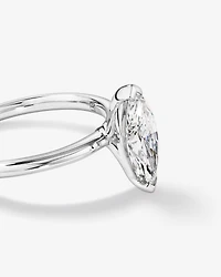 1.25 Carat TW Marquise Laboratory-Grown Diamond Solitaire Engagement Ring in 14kt White Gold