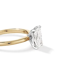 1.25 Carat TW Radiant Laboratory-Grown Diamond Solitaire Engagement Ring in 14kt White Gold