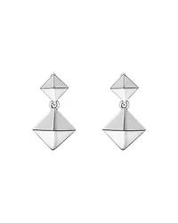 Signature Connect Drop Earrings in Sterling Silver