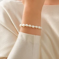 Baroque Pearl Bracelet in 10kt Yellow Gold