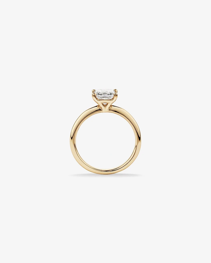 1.25 Carat TW Princess Cut Laboratory-Grown Diamond Solitaire Engagement Ring In 14kt White Gold