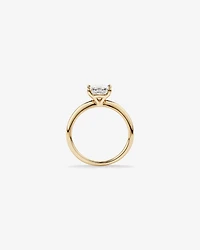 1.25 Carat TW Princess Cut Laboratory-Grown Diamond Solitaire Engagement Ring In 14kt White Gold
