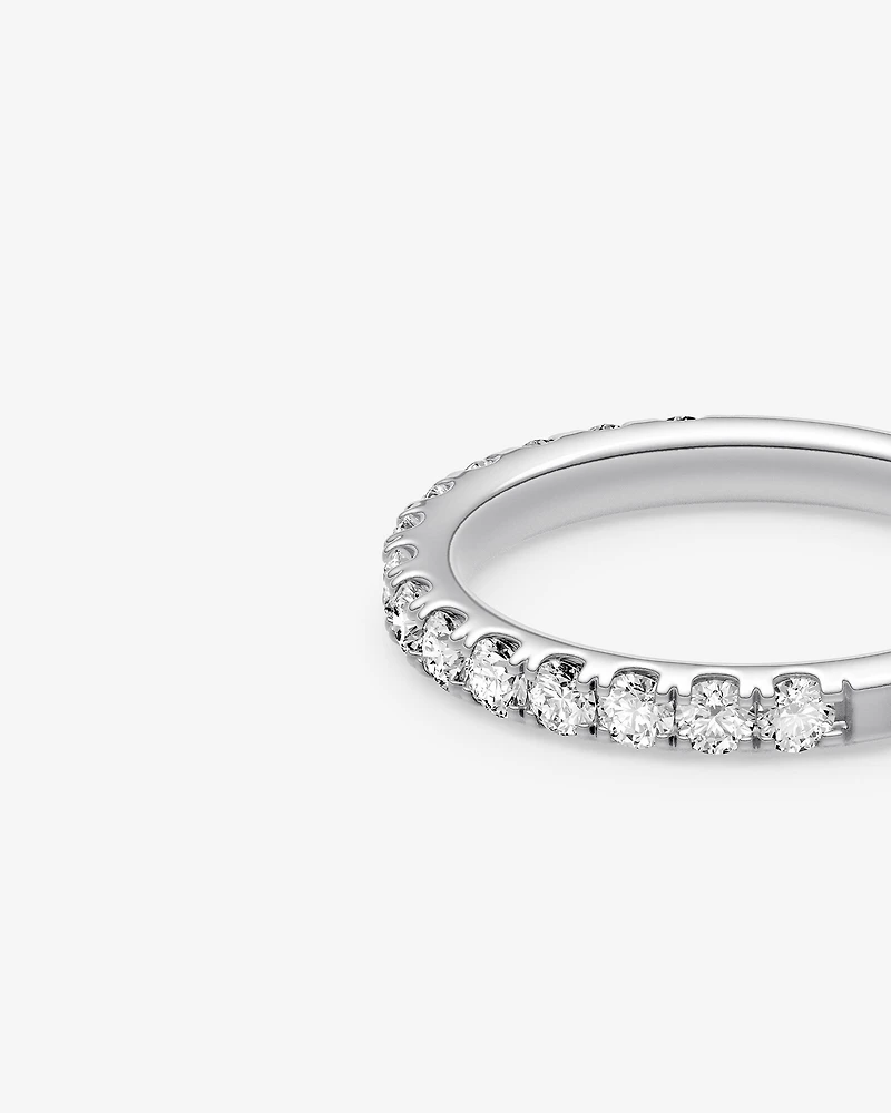 Evermore Wedding Band with 0.75 Carat TW Diamonds in 14kt White Gold