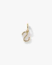 Pendentif avec initiale Lettre S en or jaune 10 carats