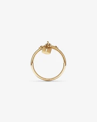 Signature Lock Ring in 10kt Yellow Gold
