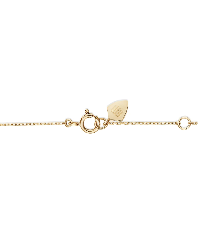 Bracelet with .08 Carat TW Diamond Birthstone in 10kt Yellow Gold
