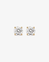 Carat TW Diamond Solitaire Stud Earrings in 18kt White Gold