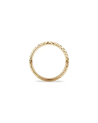 Hammered Finish Ring 10kt White Gold