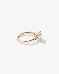2.00 Carat TW Elongated Cushion Cut Lab-Grown Diamond Solitaire Engagement Ring in 14kt Yellow Gold