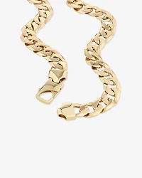 55cm (22") Solid Curb Chain in 10kt Yellow Gold