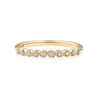 Wedding Ring with 0.15 Carat TW Diamonds in 14kt Yellow Gold