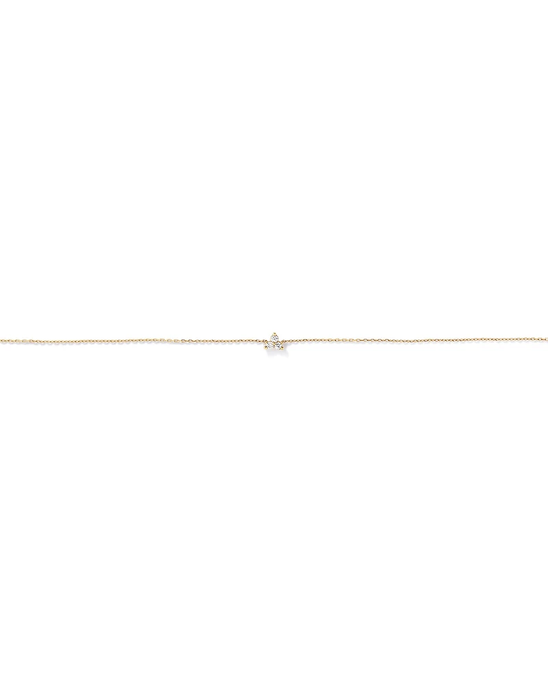 Bracelet With 0.08 Carat TW Diamonds in 10kt Yellow Gold