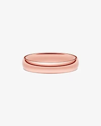 5mm High Domed Wedding Band 10kt Yellow Gold