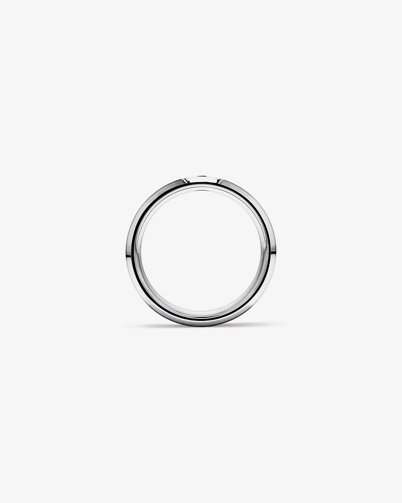 8mm Black Diamond Wedding Band Tungsten