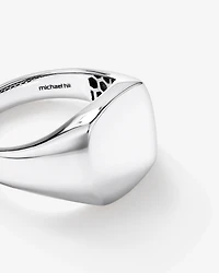 Men's Signet Ring In Sterling Silver