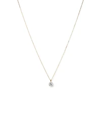 1.00 Carat TW Diamond Solitaire Pendant in 18kt White Gold