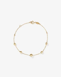 19cm (7.5") Bead Bracelet in 10kt Yellow Gold